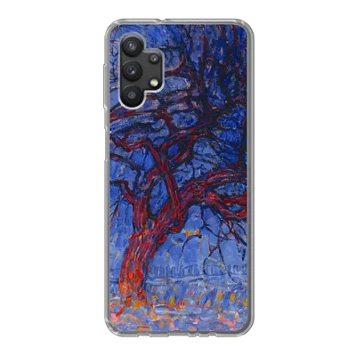 Produktbild von MuchoWow® Handyhülle Schutzhülle Hülle für Samsung Galaxy A32 5G Roter Baum - Piet Mondrian Silikon Softcase Handy Hülle - Softcase