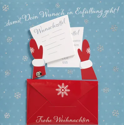 Produktbild von Weihnachten - Moving Cards – Geldkarte - quadratische
