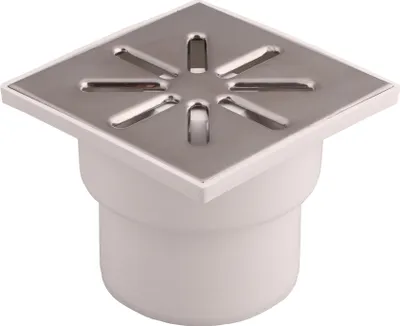 Immagine prodotto di Griglia di drenaggio 15x15cm SCARICO DI FONDO Ø110 AQUER