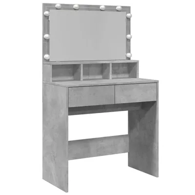 Immagine prodotto di Toeletta con LED Grigio Cemento 80x41x134,5 cm