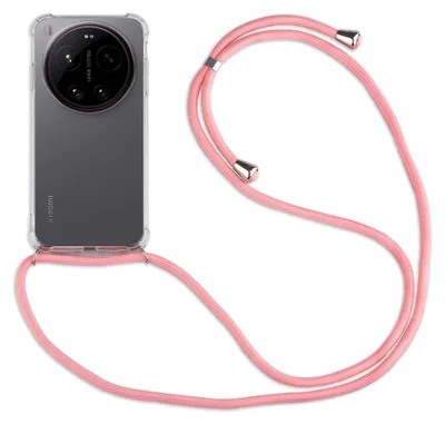 Produktbild von Handykette für Xiaomi 17 Ultra Hülle mit Band Case Handyhülle mit Kette in Rosa