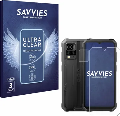Produktbild von 6x Für Blackview BV4800 / SE Schutzfolie Savvies Displayschutz Display Schutz Folie Klar Transparent