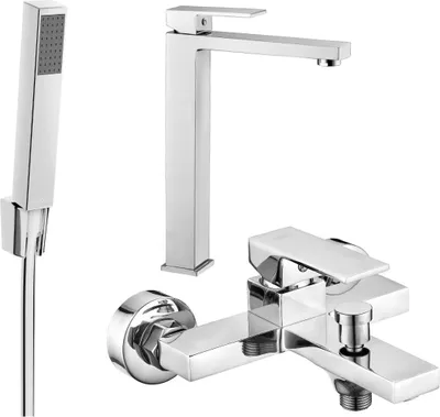 Immagine prodotto di Mexen Uno R77 set da bagno, cromo - 71413R77-00