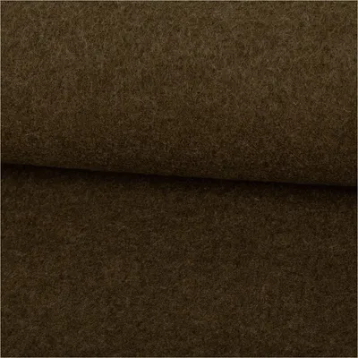 Produktbild von Walkloden Stoff Meterware dunkel olivgrün 140cm
