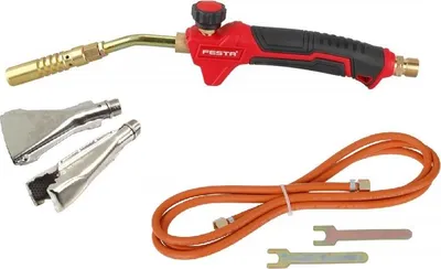 Image de FESTA Brûleur à gaz propane, kit de soudure 2 kW, 3 rallonges, tuyau de 1,5 m