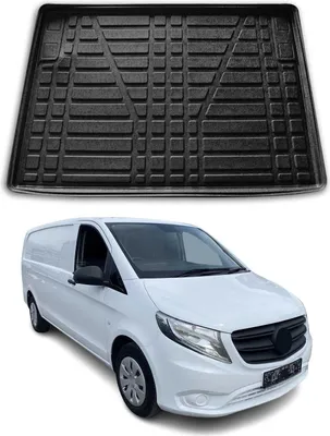 Image de Bac de coffre pour Mercedes Vito W447 2014-2025 caoutchouc TPE noir