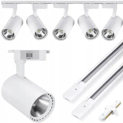 Obrázek produktu pro Decorya Sada 5 LED Reflektorů na Lištu 200 cm Teplá Bílá