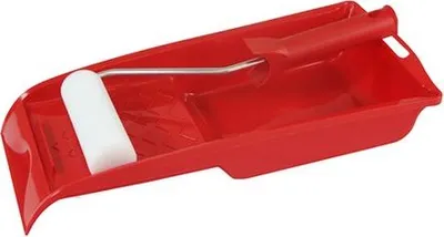 Produktbild von Lackierroller-Set mit Walze und Farbwanne, 11 cm