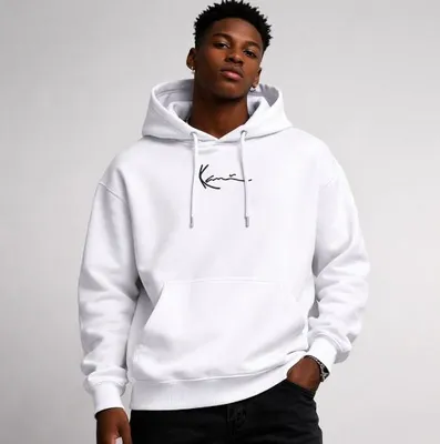 Obrázek produktu pro Pánská mikina Karl Kani Small Signature Essential OS Hoodie white - M