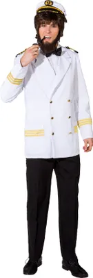 Produktbild von O7230-54-56 weiß Herren Kapitänjacke Offiziersjacket Gr.54-56