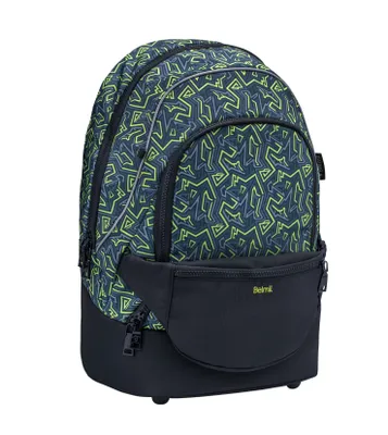 Zdjęcie produktu dla Belmil Premium Backpack & Fanny Pack Iguana Rucksack 2-tlg