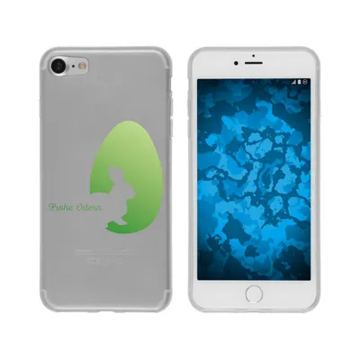 Produktbild von PhoneNatic Case kompatibel mit Apple iPhone 8 Silikon-Hülle Ostern M2