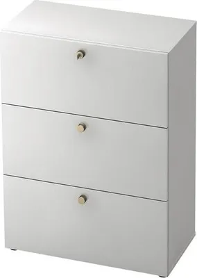 Immagine prodotto di Armadio portadocumenti 238H3 SG, 3 ante, 80 x 42 x 110 cm (LxPxA)