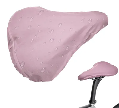 Immagine prodotto di Copertura per sella bici - Impermeabile - 28,5 x 24 cm - Rosa