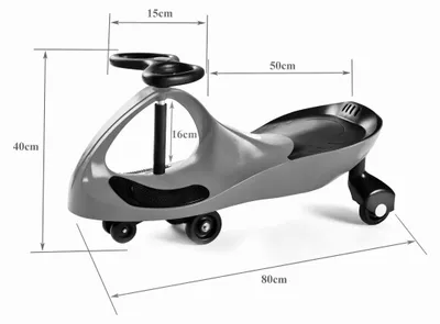 Produktbild von Kleinkindauto TwistCar 3+, lila, Gummiräder, bis 120 kg, Fahrzeug für