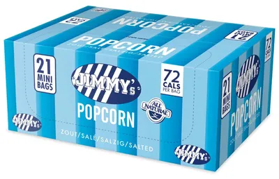 Produktbild von Jimmy's Popcorn Mini Bags Salted 21x17g
