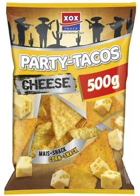 Produktbild von XOX Party-Tacos Cheese 500g
