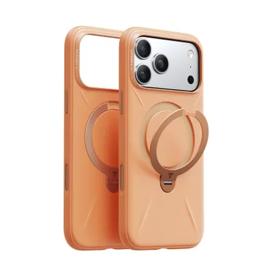 Obrázok produktu pre Torras - QPRO Silicone Series ochranný obal na iPhone 17 Pro – oranžový