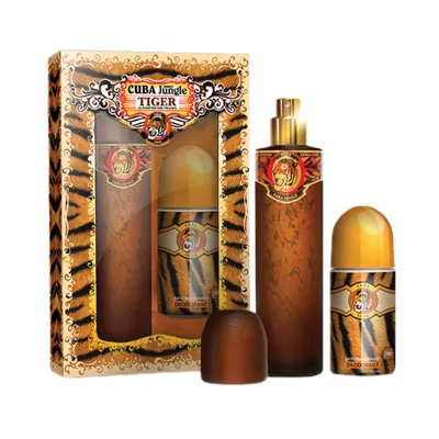 Zdjęcie produktu dla Cuba Original Cuba Jungle Tiger Woda perfumowana 100ml + Dezodorant w kulce 50ml