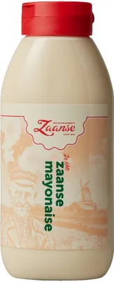 Produktbild von Van Wijnen's Zaanse Zaanse Mayonnaise-Quetschflasche von oben nach unten (750 ml)