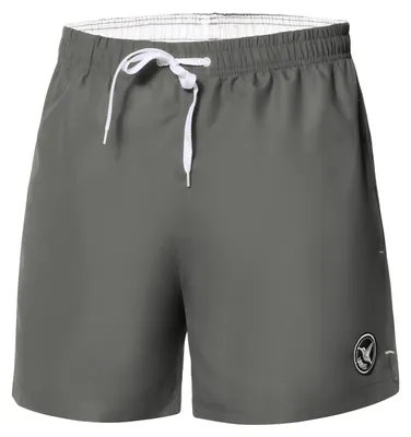 Image de Ladeheid Hommes Short de bain Beachshorts Pantalon de natation LA40-198 (Gris, S)