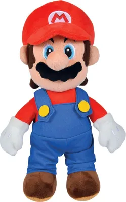 Produktbild von SIMBA Super Mario Plüschfigur, ca. 30cm, Mehrfarbig, offiziell lizenziert, zum Spielen & Kuscheln, ab 0 Jahren