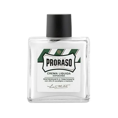 Produktbild von Proraso GREEN, After-Shave-Balsam, Universal, 100 ml, Wirkt beruhigend, Belebed, Feuchtigkeitsspendend, Klärend, Auffrischend, Regenerierend, Eukalyptus, Menthol