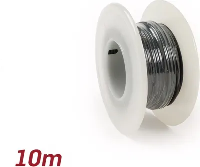 Zdjęcie produktu dla Uniwersalny kabel elektryczny 0,85 mm² 10 m czarny
