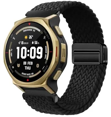 Produktbild von Magnetbänder für Amazfit T-Rex 3 Pro - Atmungsaktives, weiches Nylonarmband