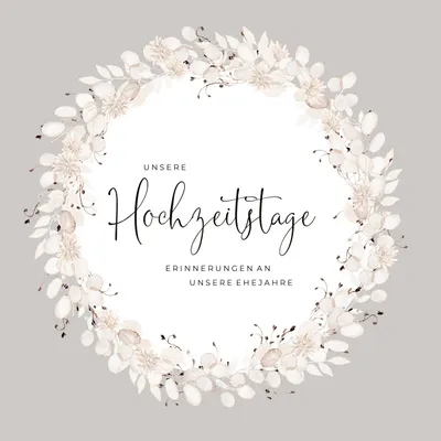 Produktbild von Unsere Hochzeitstage - Erinnerungen an unsere Ehejahre, Hochzeitstagebuch Erinnerung