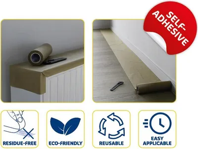 Image de Papier de masquage adhésif HPX pour masquage rapide - 74 mm x 30 m - CP7530