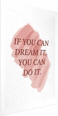 Produktbild von Posterpapier Poster - You Can Do It 40x60 cm Text m-A-0865-ao-a