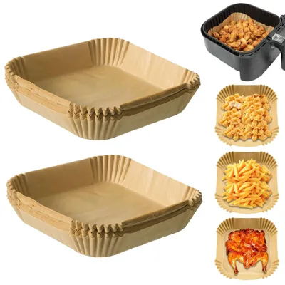 Image de 20 feuilles de papier sulfurisé jetable pour friteuse à air