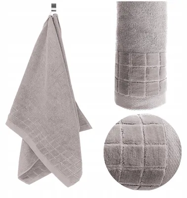 Produktbild von Handtuch - 100% Baumwolle - 500 g/m2 - 50x100 cm - Extra Saugfähig - Hellgrau - hohe Grammatur - LA RISA
