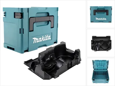Produktbild von Makita MAKPAC 3 Systemkoffer + Einlage für Makita DGA 504 / 505 / 506 / 508