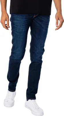 Produktbild von Diesel Jeans einfarbig blau Sleenker Slim Fit