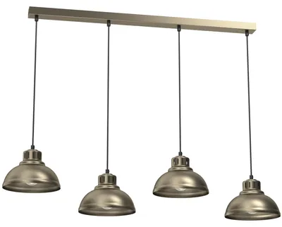 Productafbeelding van Vierpunts hanglamp met rail, model SVEN 8938 Luminex