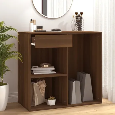 Produktbild von Kosmetikschrank Braun Eichen-Optik 80x40x75 cm Holzwerkstoff , Aktenschränke Design 2024
