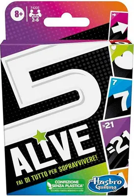 Produktbild von Hasbro Gaming 5 Alive, Kartenspiel, Strategie, 8 Jahr(e)