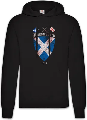 Produktbild von Urban Backwoods Bannockburn, Herren Hoodie, Farbe: Schwarz, Größe: M