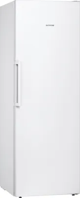 Siemens iQ300, Freistehender Gefrierschrank, 176 x 60 cm, Weiß GS33NVWEP Frontansicht geschlossen