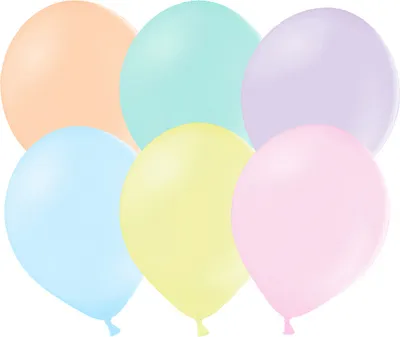Produktbild von Strong Balloons 27cm, Pastel Mix (1 Packung / 50 Stück)