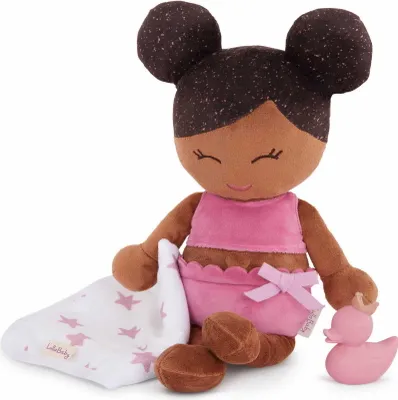 Produktbild von Badepuppe Lulla Baby- kuschelige Badepuppe - brünett