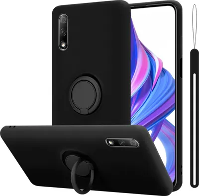 Image de Cadorabo Housse pour Honor 9X Housse de protection en noir Housse pour portable TPU Etui Case Cover
