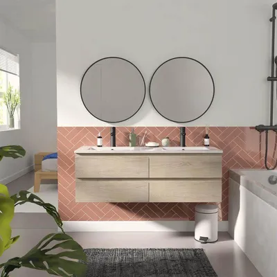 Immagine prodotto di Mobile lavabo sospeso SORRENTO 4 cassetti 120cm