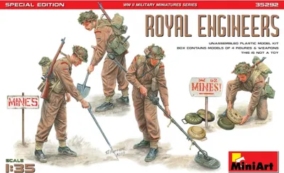 Imagen del producto de MiniArt 1:35. Figuras: Ingenieros del ejército alemán (4). Edición especial