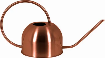 Produktbild von Edelstahl-Gießkanne 1,5 L rund, matt lackiert Kupfer