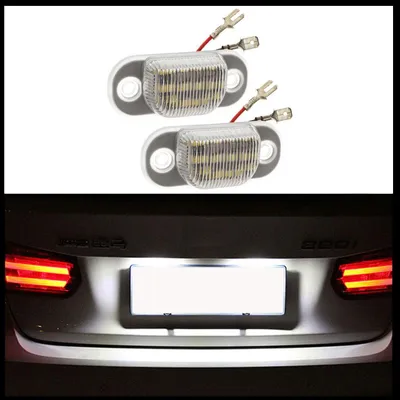 Immagine prodotto di Luci a LED premium per la targa, compatibili con i modelli Audi 80 B3, B4, 90, 100 C3, C4, 200, A6 C4 e V8