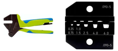 Immagine prodotto di 624 090-5 3 0 K1 Rennsteig Werkzeuge GmbH: Pinza crimpatrice PEW12 per connettori a crimpare isolati/non isolati, sezione