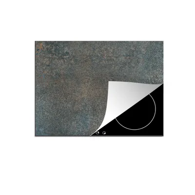 Produktbild von KitchenYeah© Herdabdeckplatte Stein - Beton - Grau - Vintage , 57x51cm, Küche Deko, Glaskeramikkochfeld Herdabdeckung, Abdeckplatte fùr Kochfeld